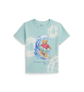 Polo Ralph Lauren Bomulds-T-shirt med blå Polo Bear