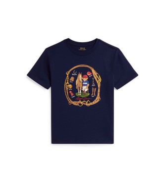 Polo Ralph Lauren Katoenen T-shirt met marine Beer Polo