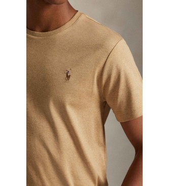Polo Ralph Lauren Custom Slim Fit cotton T-shirt brown
