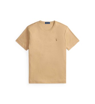 Polo Ralph Lauren Custom Slim Fit cotton T-shirt brown