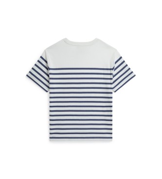 Polo Ralph Lauren T-shirt in cotone stampato bianco