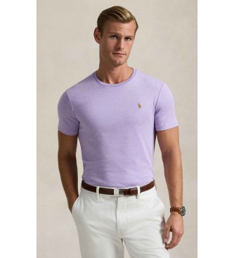Polo Ralph Lauren Soft cotton T-shirt Custom Slim lilac
