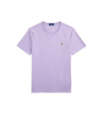 Polo Ralph Lauren Soft cotton T-shirt Custom Slim lilac