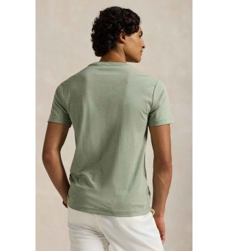 Polo Ralph Lauren T-shirt Slim en coton doux vert