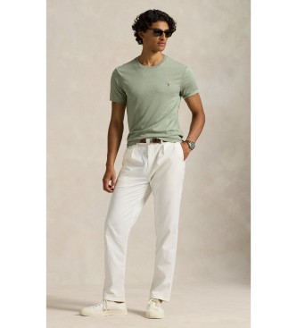 Polo Ralph Lauren T-shirt Slim en coton doux vert