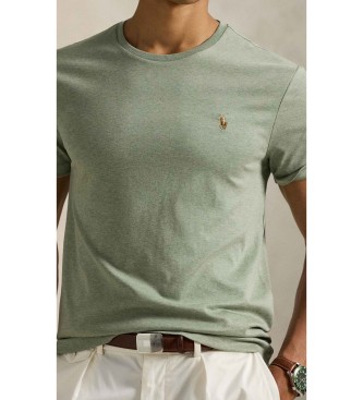 Polo Ralph Lauren T-shirt Slim en coton doux vert