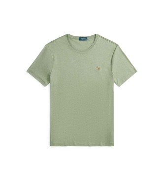Polo Ralph Lauren T-shirt Slim en coton doux vert