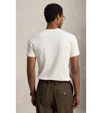Polo Ralph Lauren Blød bomuldst-shirt Custom Slim Fit råhvid