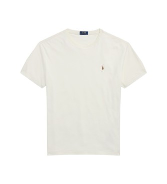 Polo Ralph Lauren Blød bomuldst-shirt Custom Slim Fit råhvid