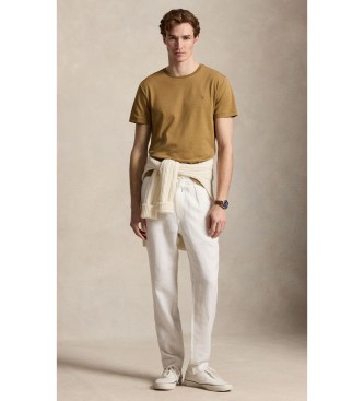 Polo Ralph Lauren Blød bomulds-t-shirt Custom Slim Fit brun