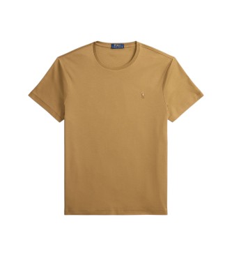 Polo Ralph Lauren Blød bomulds-t-shirt Custom Slim Fit brun