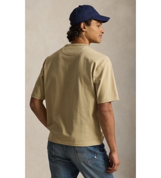Polo Ralph Lauren Camiseta de cuello redondo Relaxed Fit beige