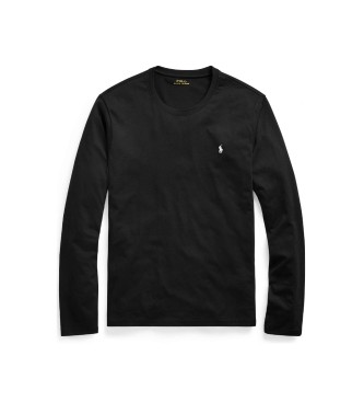 Polo Ralph Lauren Chemise de nuit en coton tricoté noir