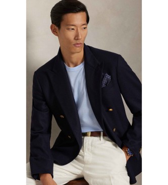 Polo Ralph Lauren Schots garen T-shirt standaard blauw