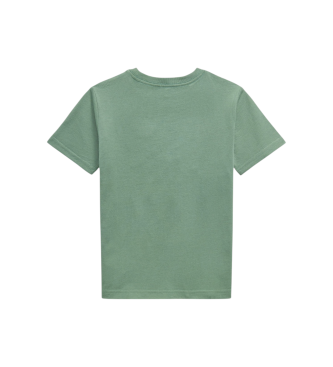 Polo Ralph Lauren Cotton knit t-shirt with green pocket