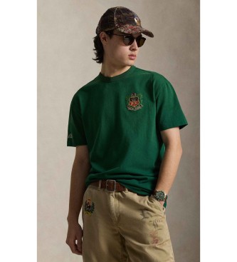 Polo Ralph Lauren T-shirt de malha bordada Classic Fit verde