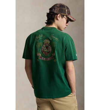 Polo Ralph Lauren T-shirt de malha bordada Classic Fit verde