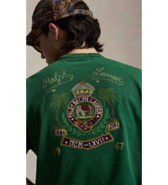 Polo Ralph Lauren T-shirt de malha bordada Classic Fit verde