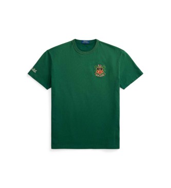 Polo Ralph Lauren T-shirt de malha bordada Classic Fit verde
