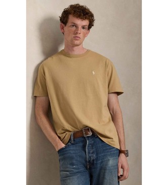 Polo Ralph Lauren Classic Fit knitted T-shirt beige