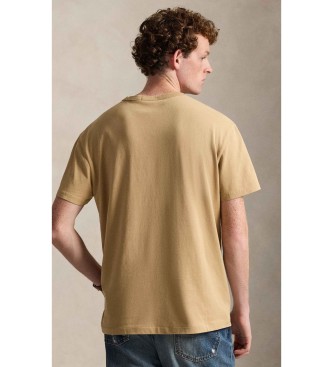 Polo Ralph Lauren Classic Fit knitted T-shirt beige
