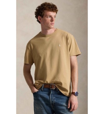 Polo Ralph Lauren Classic Fit knitted T-shirt beige