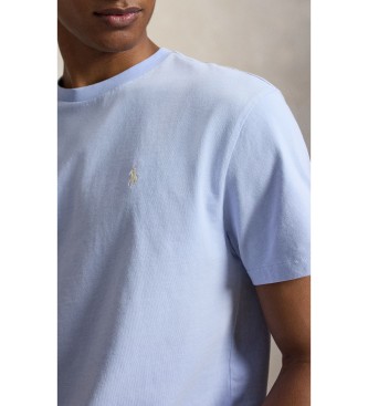 Polo Ralph Lauren Blå strikket T-shirt i Classic Fit