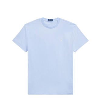 Polo Ralph Lauren Blå strikket T-shirt i Classic Fit