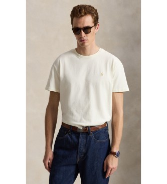 Polo Ralph Lauren Off-white Classic Fit knit t-shirt