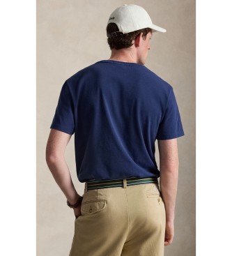 Polo Ralph Lauren Maglietta in maglia Classic Fit blu marino