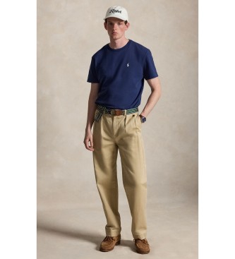 Polo Ralph Lauren Maglietta in maglia Classic Fit blu marino