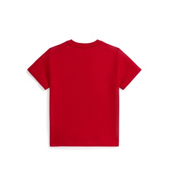 Polo Ralph Lauren Gebreid T-shirt met driedubbel rood paard