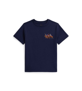 Polo Ralph Lauren Gebreid T-shirt met drievoudig navy paard