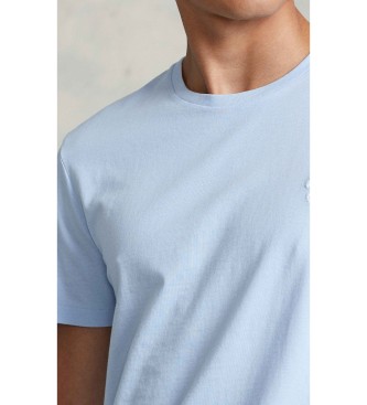 Polo Ralph Lauren T-shirt de malha Slim Fit personalizada azul