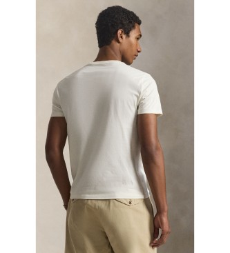 Polo Ralph Lauren Majica iz pletenine Custom Slim Fit bela