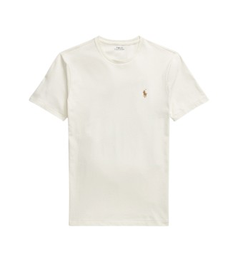Polo Ralph Lauren Majica iz pletenine Custom Slim Fit bela