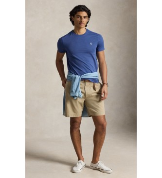 Polo Ralph Lauren T-shirt en maille Custom Slim Fit marine