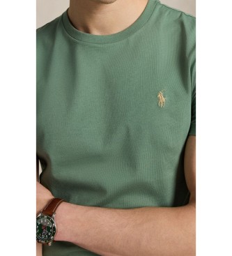Polo Ralph Lauren Groen Custom Slim Fit gebreid T-shirt