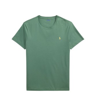 Polo Ralph Lauren Groen Custom Slim Fit gebreid T-shirt