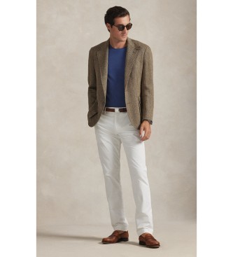 Polo Ralph Lauren T-shirt de malha Slim Fit personalizada azul