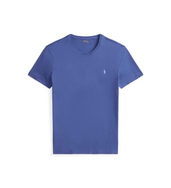 Polo Ralph Lauren T-shirt de malha Slim Fit personalizada azul