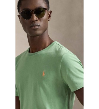 Polo Ralph Lauren T-shirt de malha Slim Fit personalizada verde