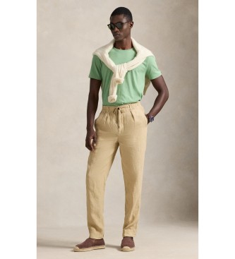 Polo Ralph Lauren T-shirt de malha Slim Fit personalizada verde