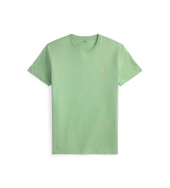 Polo Ralph Lauren T-shirt de malha Slim Fit personalizada verde
