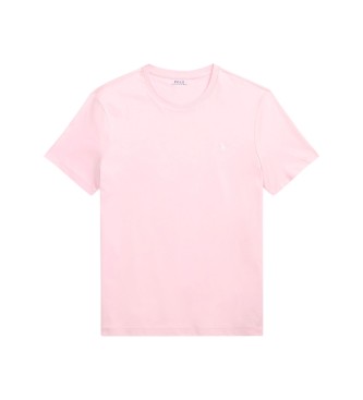 Polo Ralph Lauren Camiseta de malha Custom Slim Fit rosa