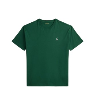 Polo Ralph Lauren T-shirt en maille Custom Slim Fit vert foncé