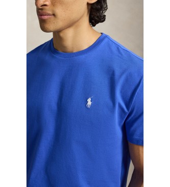 Polo Ralph Lauren T-shirt en maille Custom Slim Fit bleu moyen