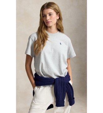 Polo Ralph Lauren Grå t-shirt i bomuldsstrik