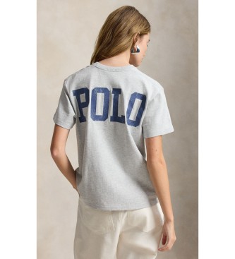 Polo Ralph Lauren Grå t-shirt i bomuldsstrik