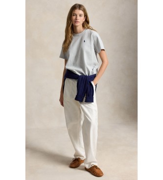 Polo Ralph Lauren Grå t-shirt i bomuldsstrik